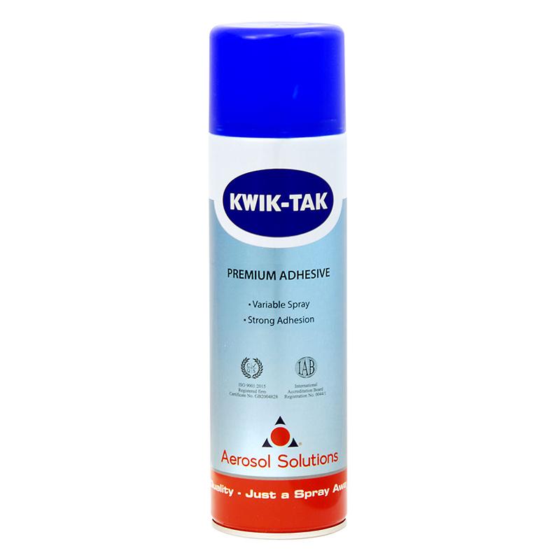 Kwik-Tak Premium Adhesive Spray - 12 x 500ml Cans