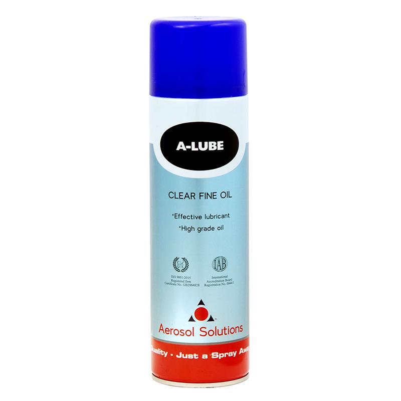 A-Lube Clear Fine Oil Lubricant Spray - 12x 500ml Cans