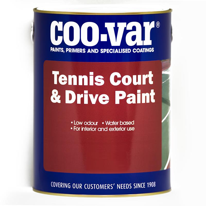 Coo-Var Tennis Court and Drive Paint