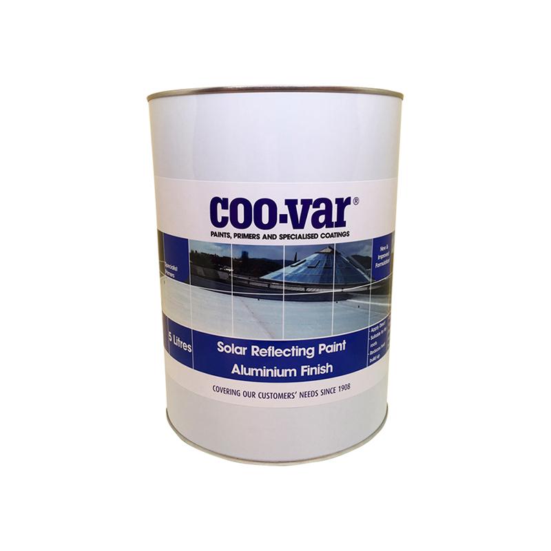 Coo-Var Solar Reflecting Paint - Aluminium 5 Litres