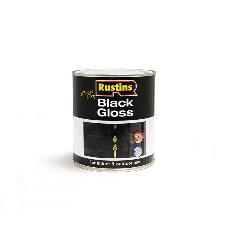 Rustins Quick Dry Black Gloss
