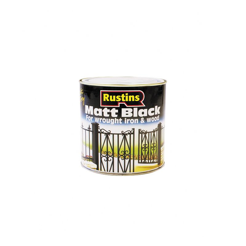 Rustins Quick Dry Black Matt