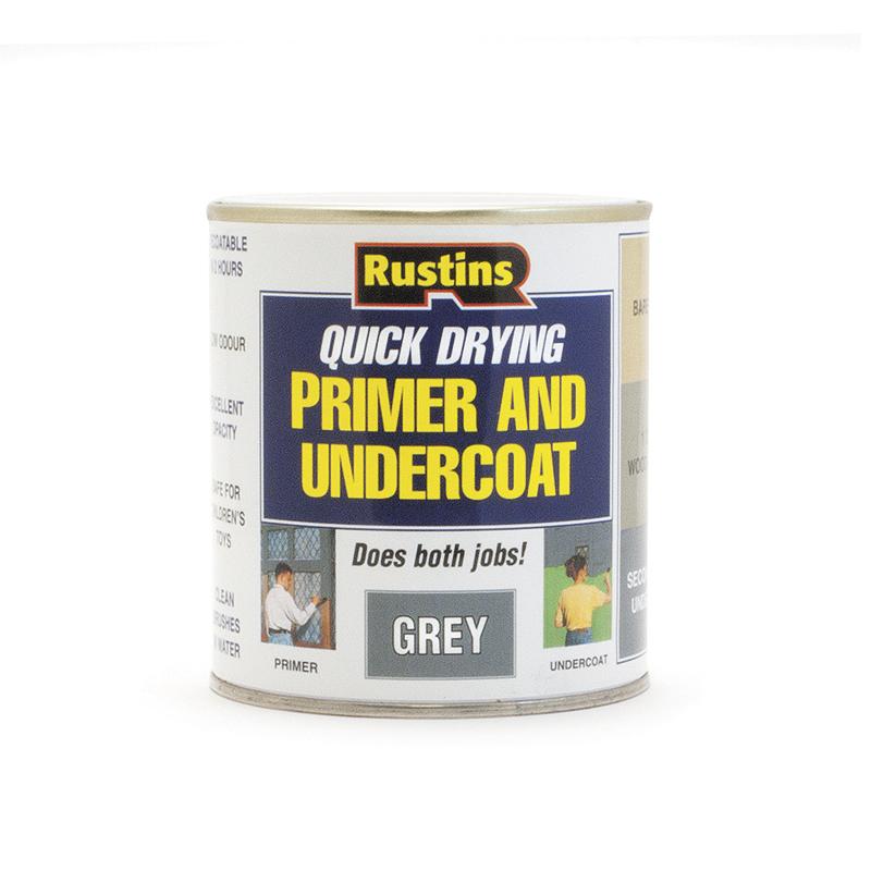 Rustins Quick Dry Primer & Undercoat - Grey