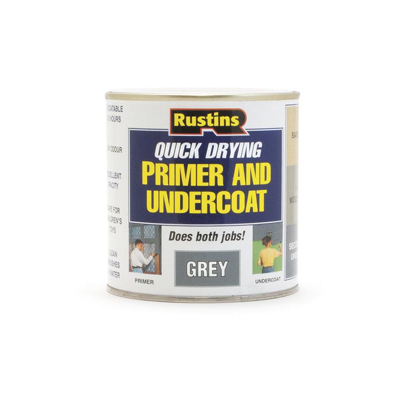 Rustins Quick Dry Primer & Undercoat - Grey