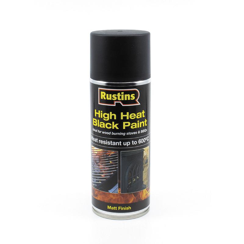 Rustins High Heat Black Paint