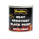 Rustins Quick Dry Heat Resistant Black Paint