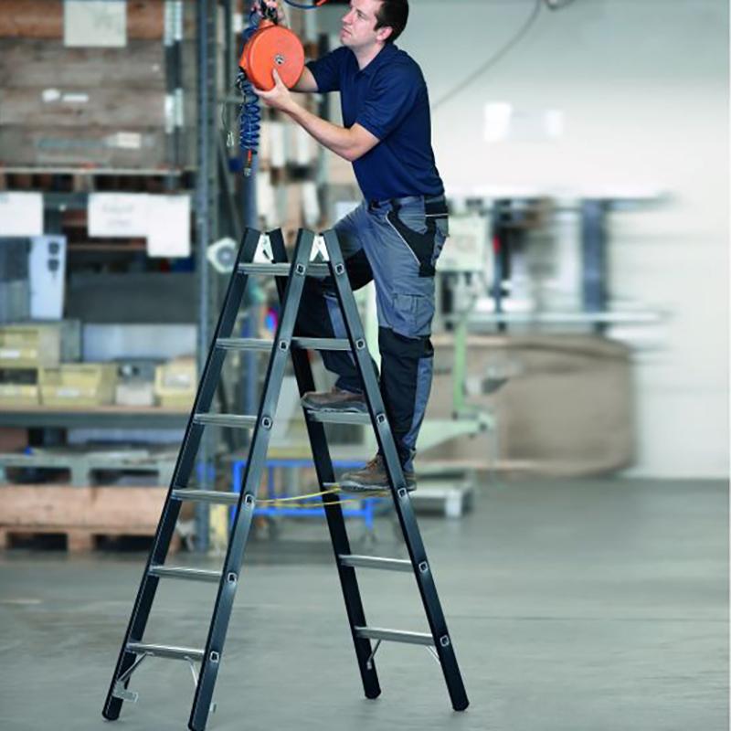 Zarges Megastep B Heavy-Duty Double-Sided Stepladder