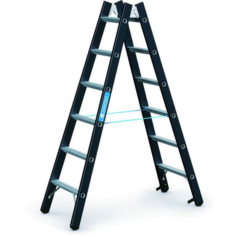 Zarges Megastep B Heavy-Duty Double-Sided Stepladder