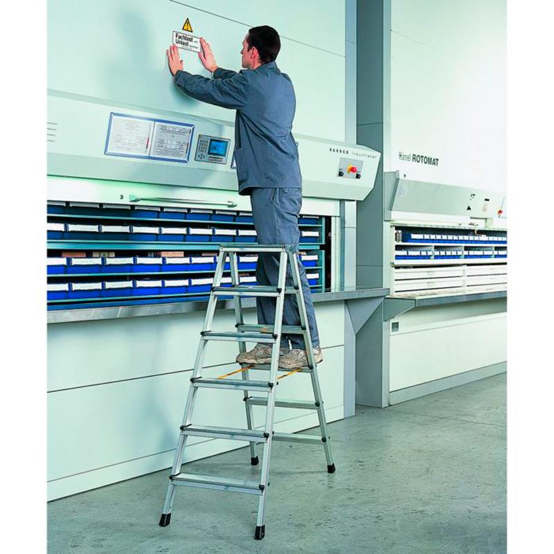 Zarges XLstep B Anodised Double-Sided Steps