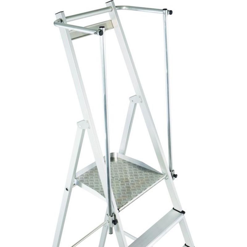 Zarges ZAP Neo S Platform Ladder with Foldable Handrail