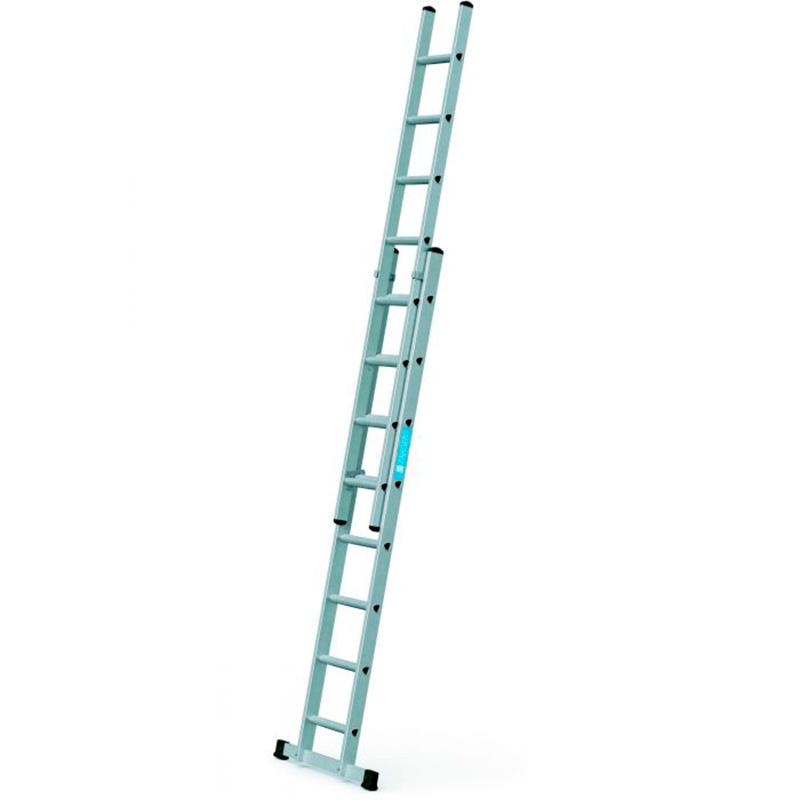 Zarges Everest 2DE Double Extension Ladder with Stabiliser Bar