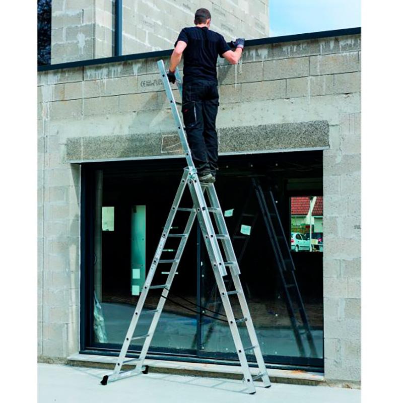 Zarges Light Trade Combination Ladder, 3-Part