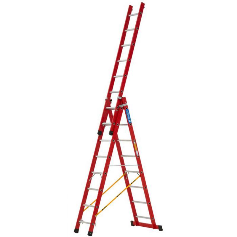 Zarges Skymaster EFAmix X GRP Combination Ladder - 3 x 8 Rungs