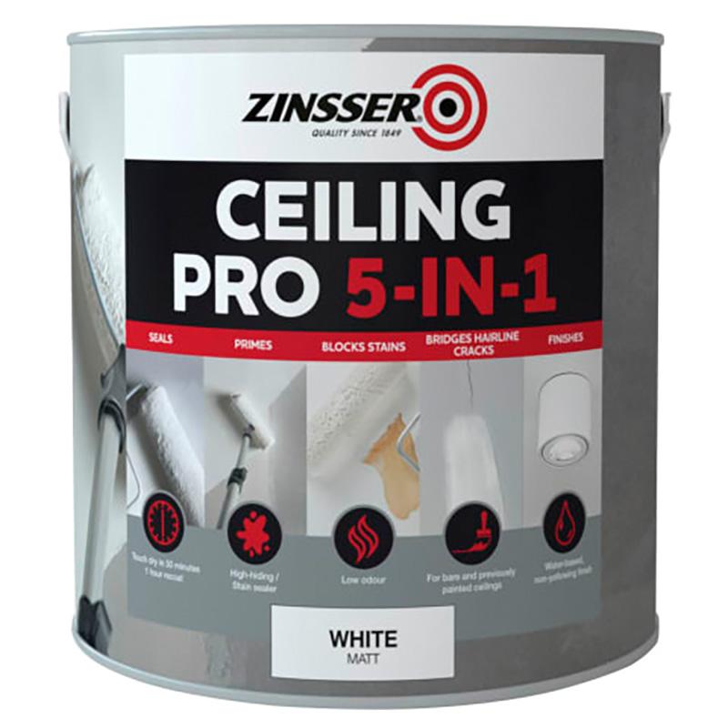 Zinsser Ceiling Pro 5-in-1 2.5 litre