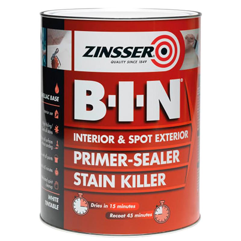 Zinsser B.I.N Primer, Sealer & Stain Killer Paint