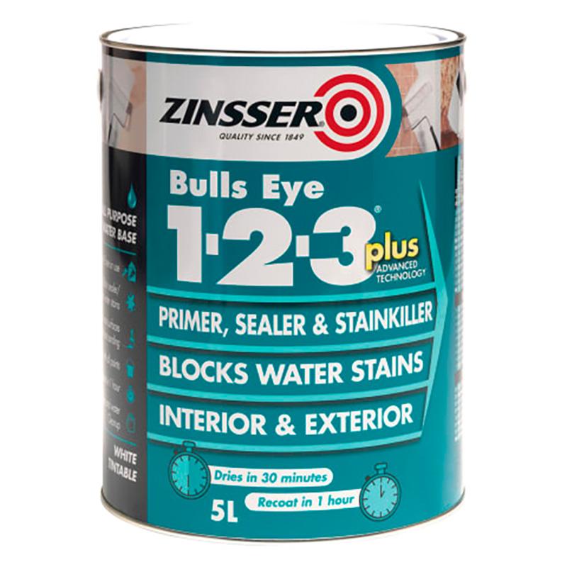 Zinsser Bulls Eye 1-2-3 Plus Primer, Sealer & Stain Killer