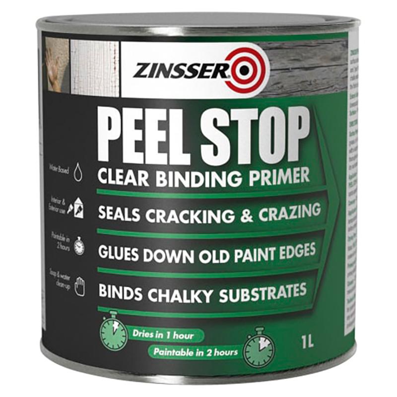 Zinsser Peel Stop Clear Binding Primer Paint - 1 Litre