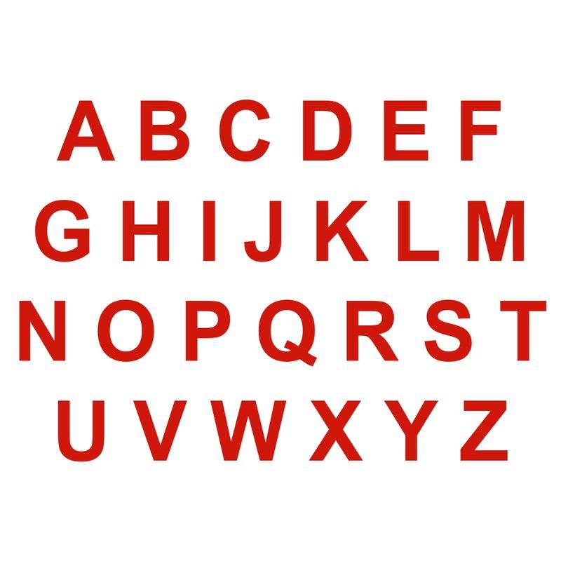 FlexiStripe Floor Marking Letters - Orange